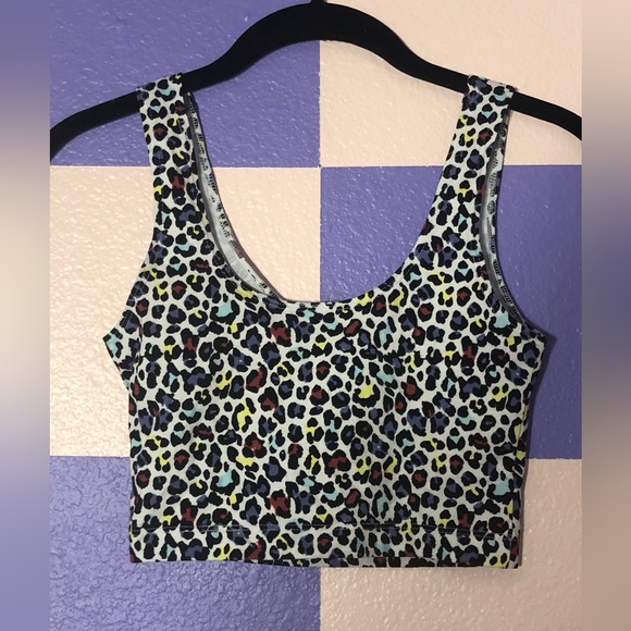 NWOT American Apparel Rainbow Lynx Cropped Tank - Size XS BUNDLE FOR DISC - Picture 2 of 4